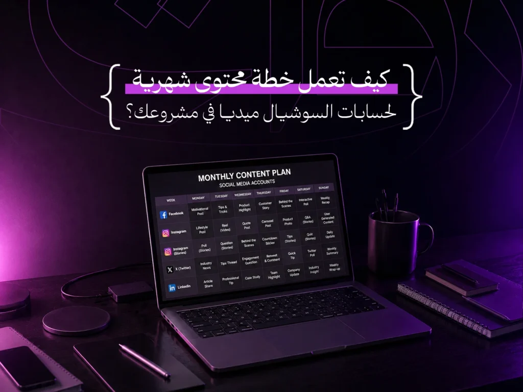 خطة محتوى سوشيال ميديا